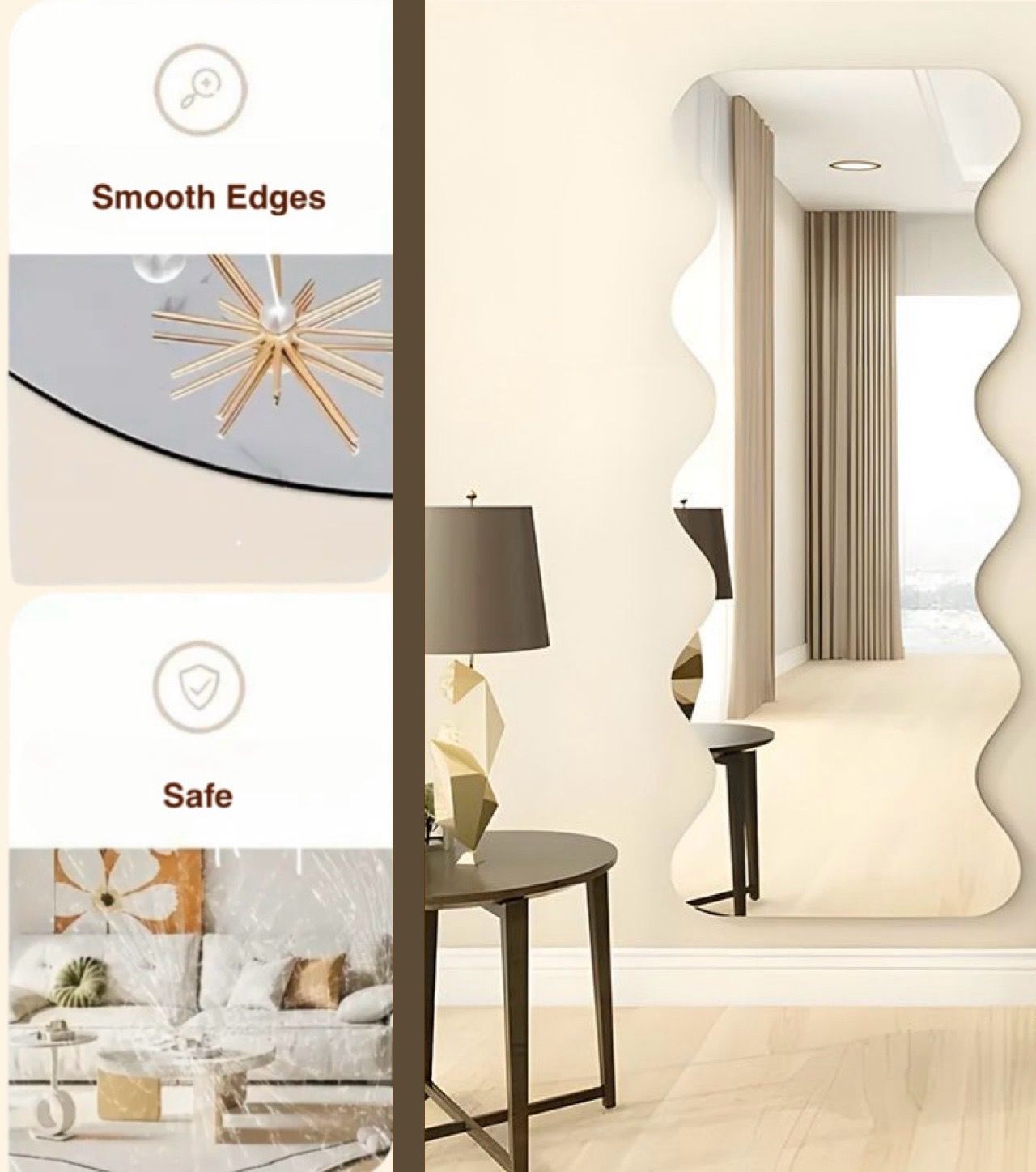 ASYMMETRICAL ACRYLIC MIRROR TYPE-2