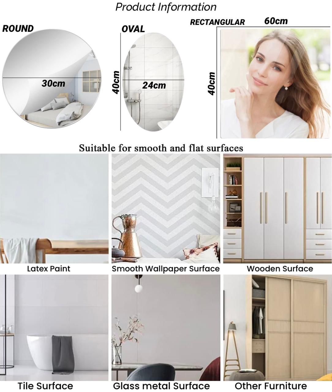 ACRYLIC MIRROR FRAME LESS